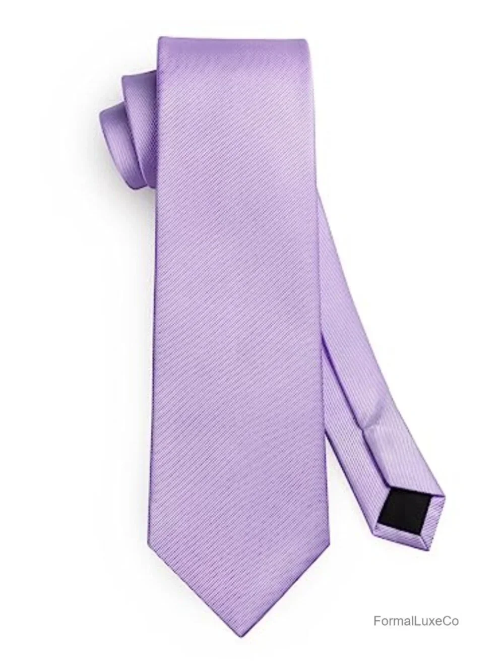 Men's Satin Finish Microfiber Tie & Pocket Square Set - Formal